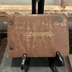 Personal Autograph Book From early 1900s